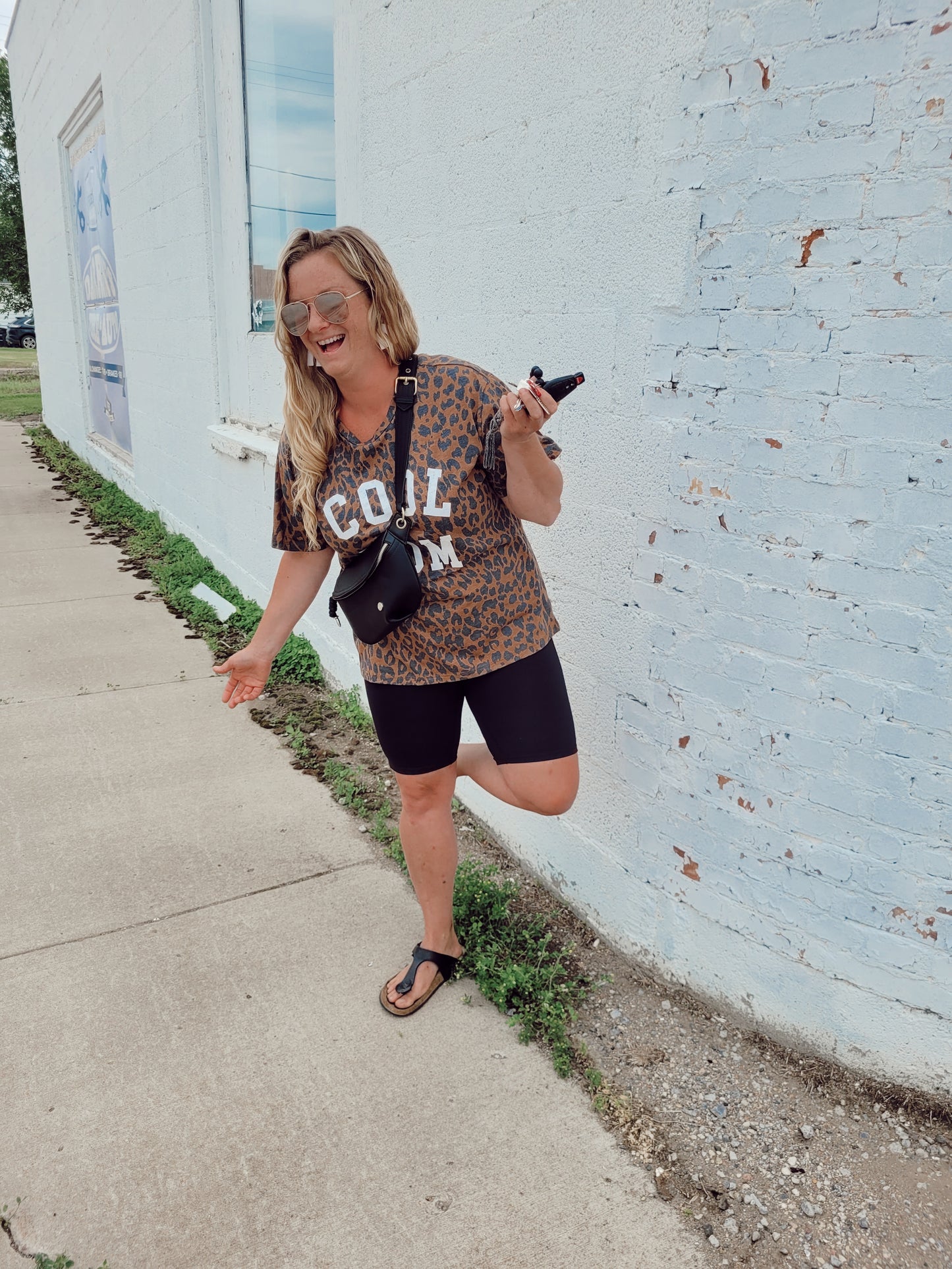 *NEW* Cool Mom Leopard Graphic Tee