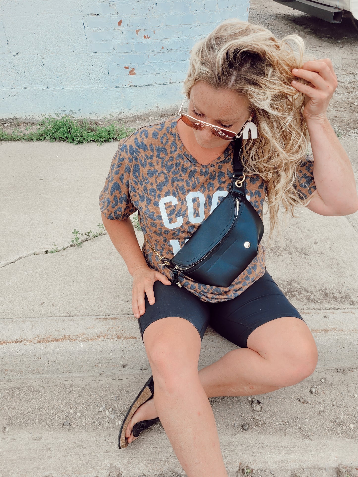 *NEW* Cool Mom Leopard Graphic Tee