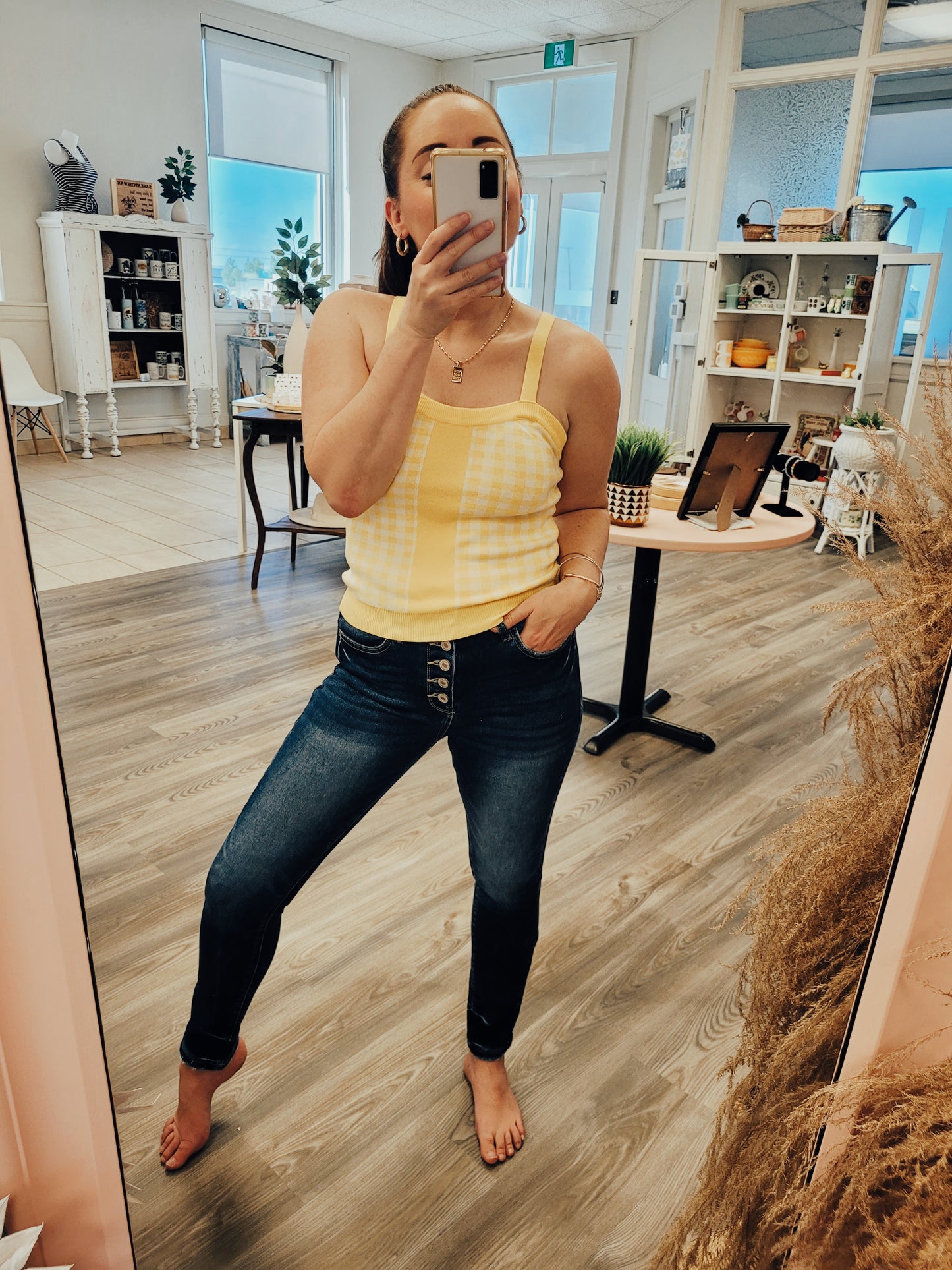 *FINAL SALE* Lemon Drop Sweater Tank