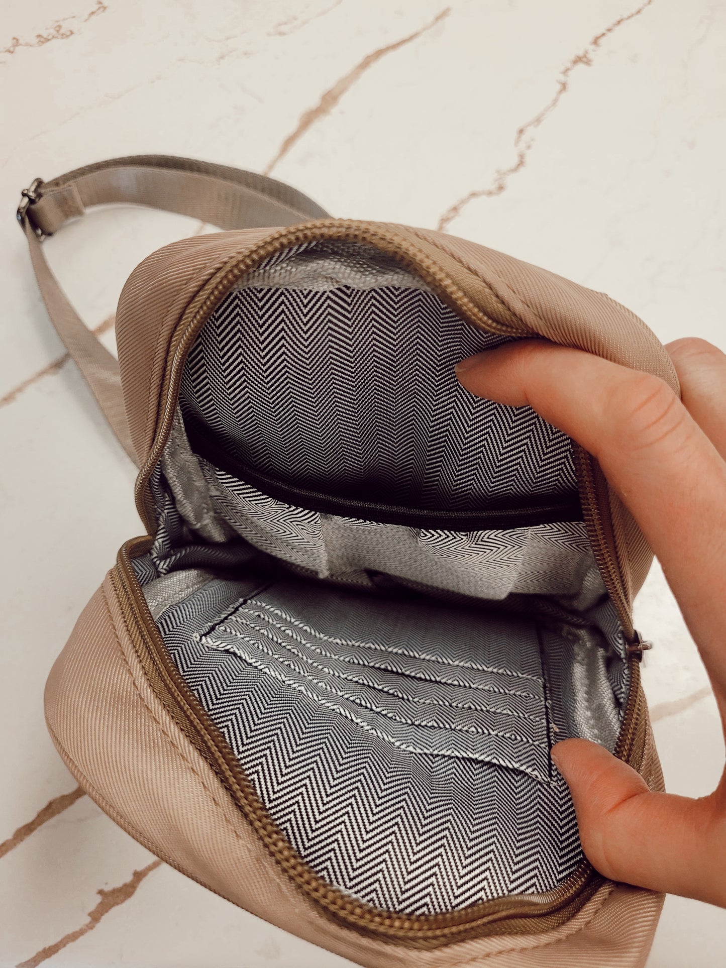 *NEW* Lainey Crossbody Sling - Dark Khaki