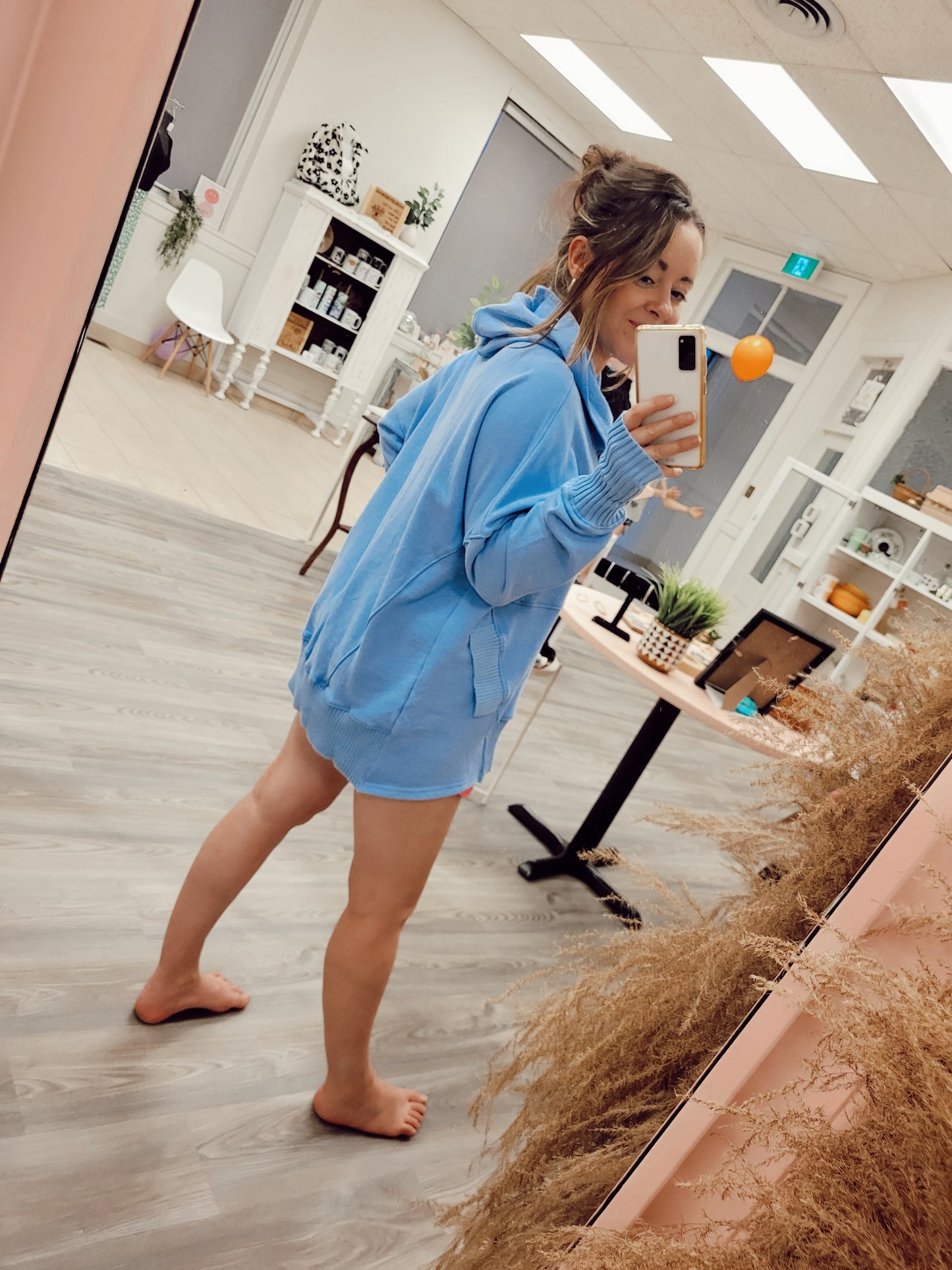 *NEW* Perfect Fit Hooded Sweater - Blueberry