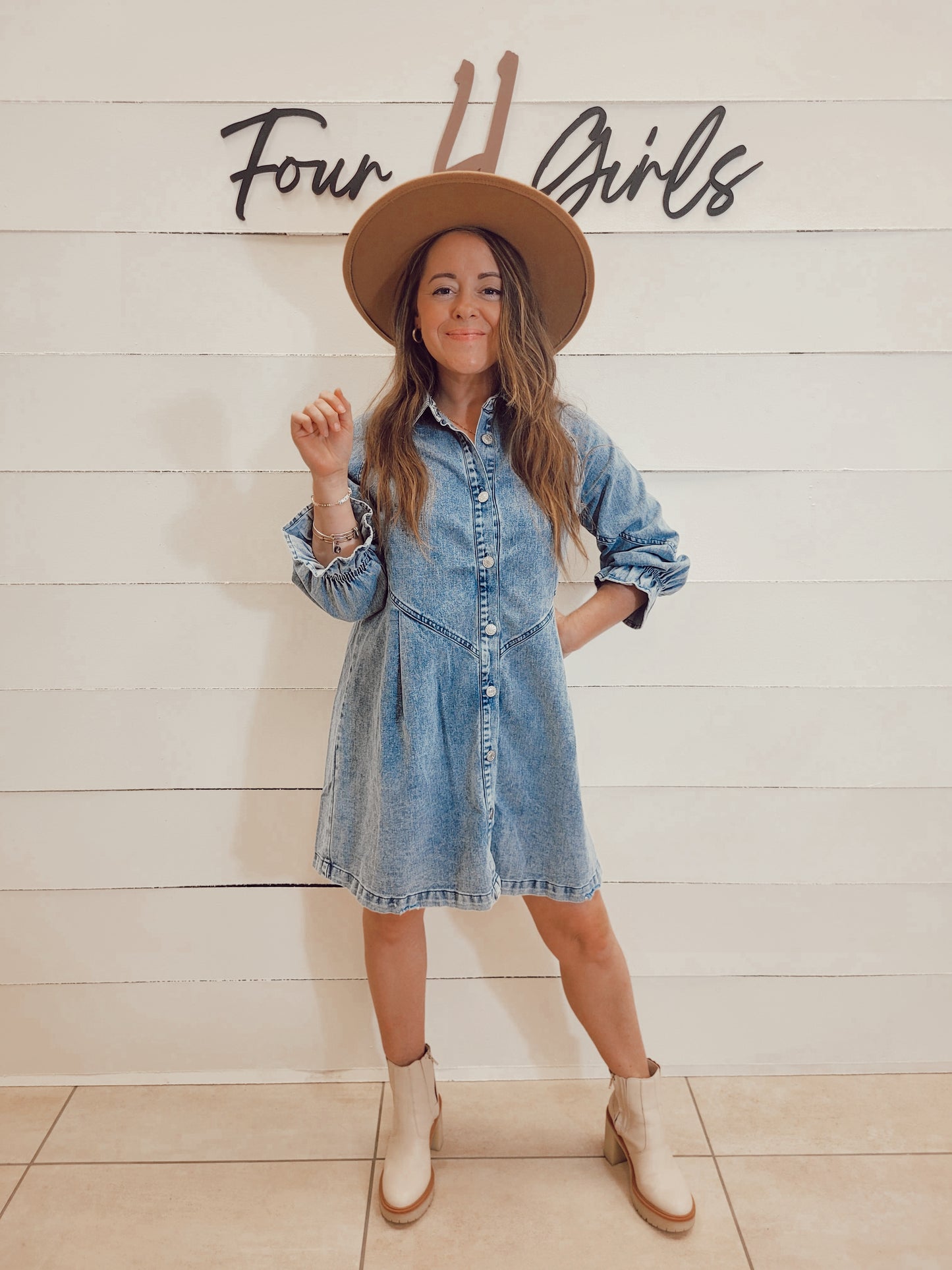*NEW* Country Nights Denim Dress