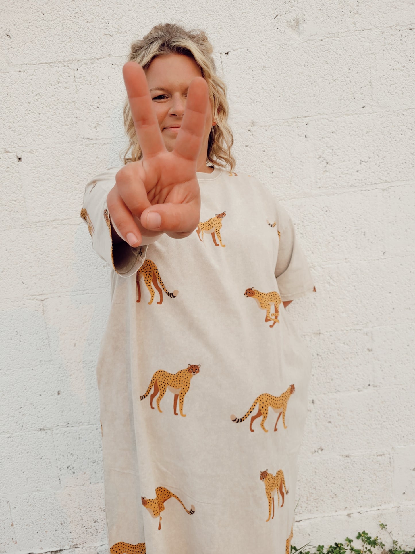 *NEW* Cheetah T-Shirt Dress