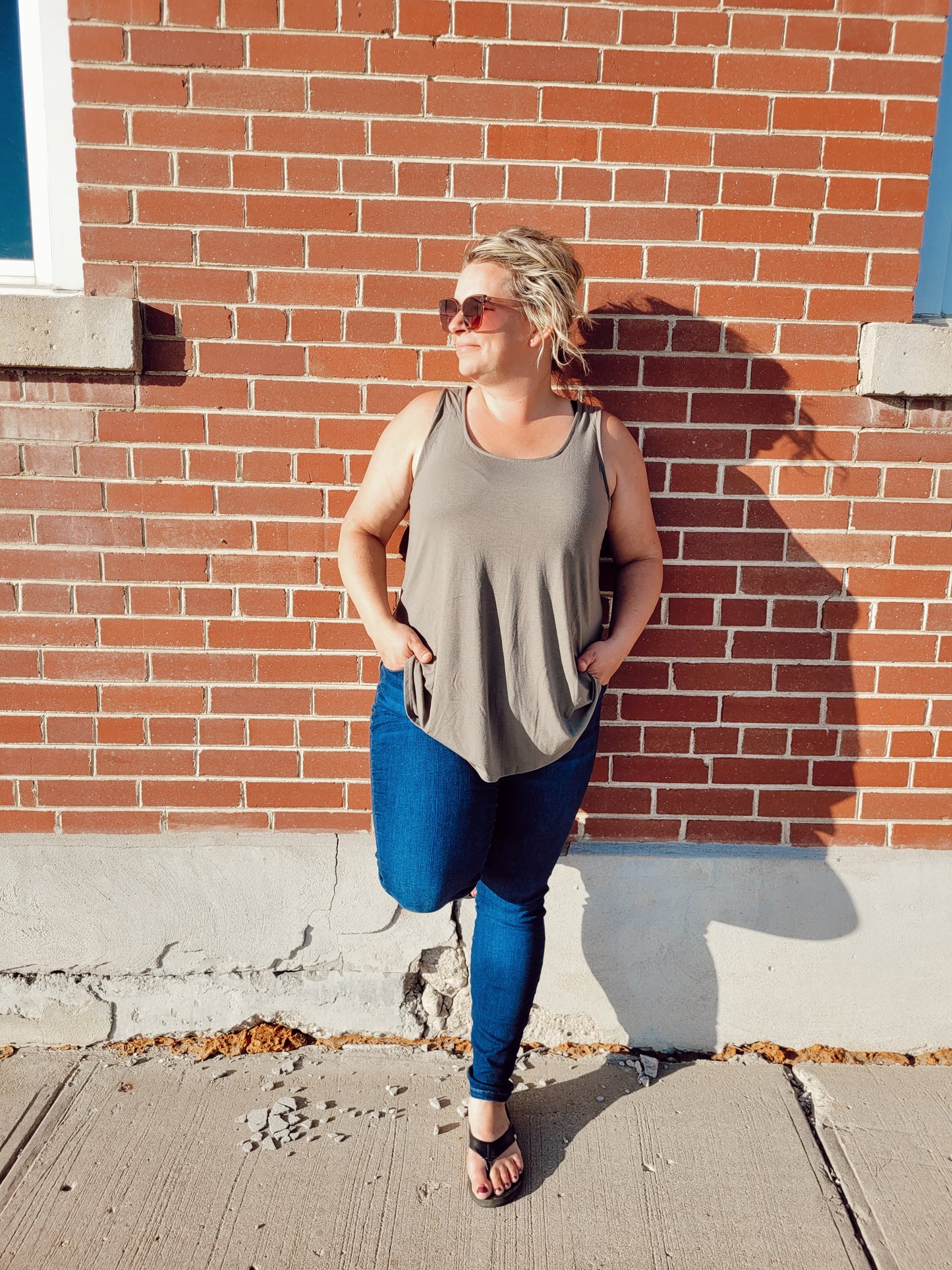 *BIRTHDAY SALE* Go-To Tank - Olive