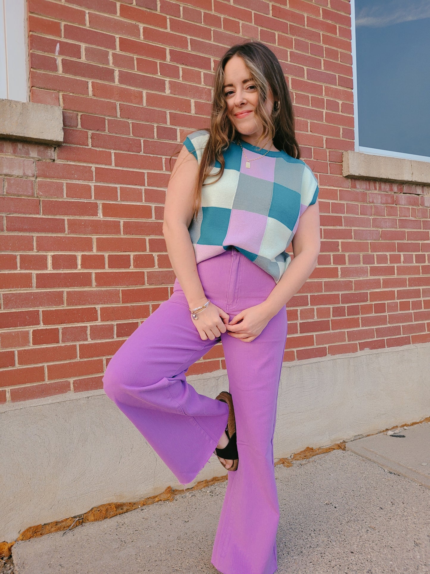 *NEW* Pep Talk Color Block Sweater Vest