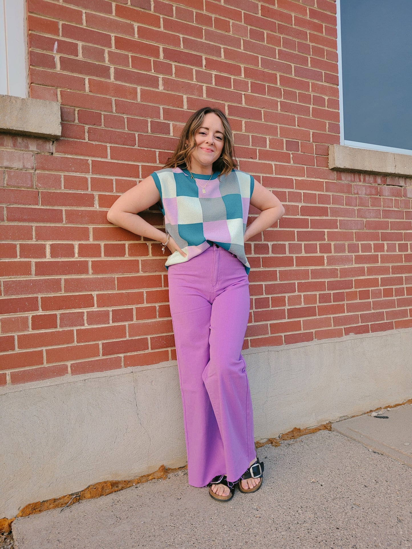 *NEW* Pep Talk Color Block Sweater Vest