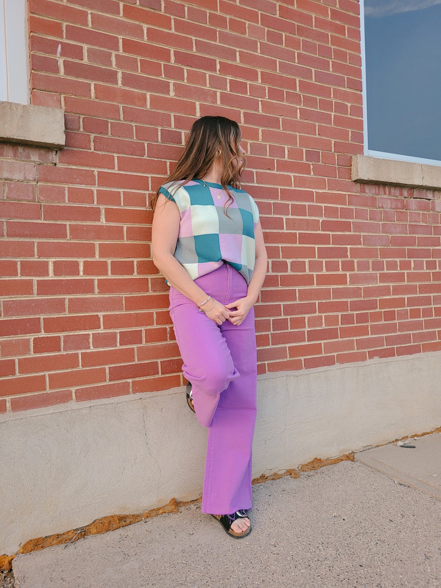 *NEW* Pep Talk Color Block Sweater Vest