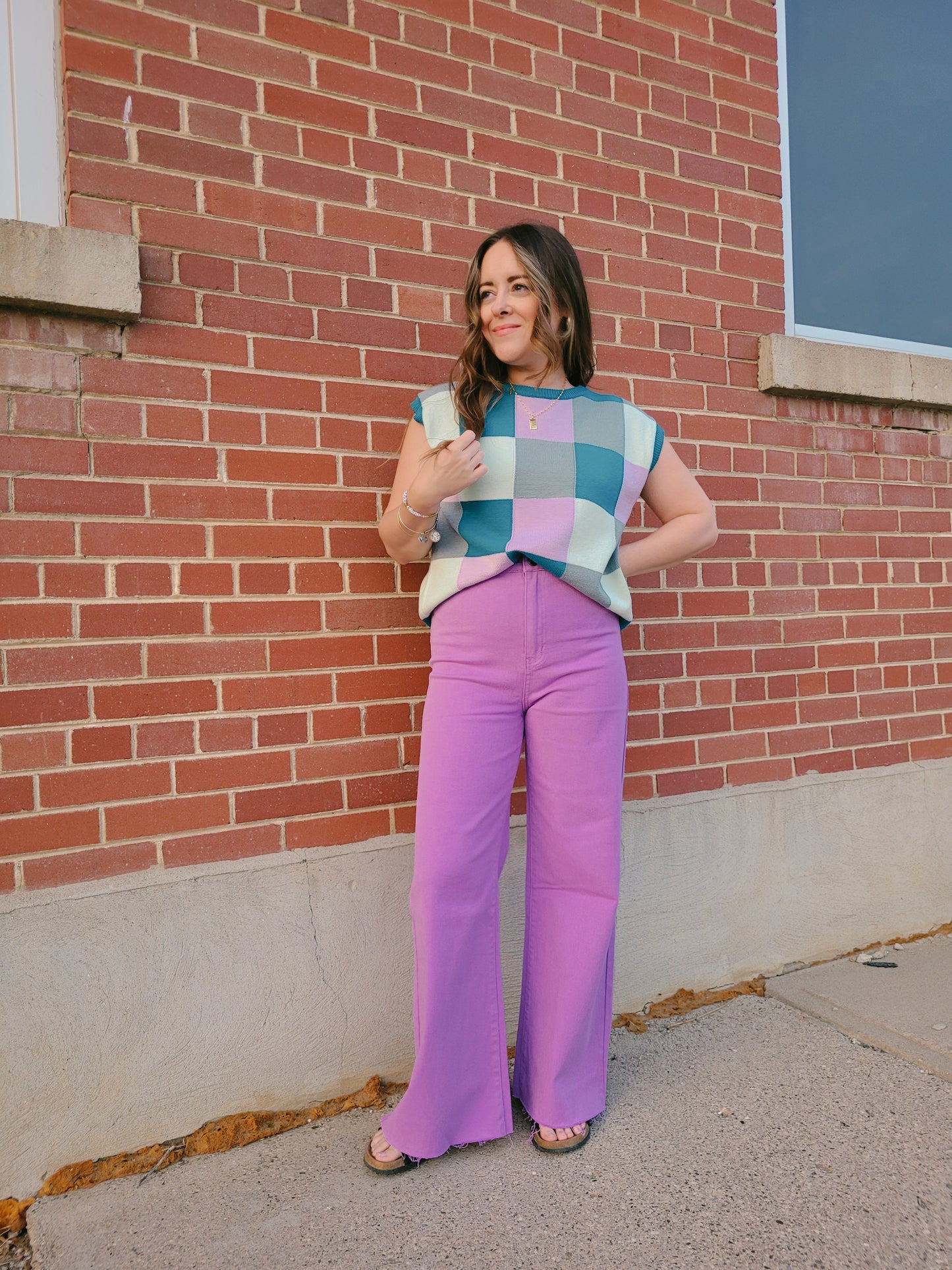 *NEW* Pep Talk Color Block Sweater Vest