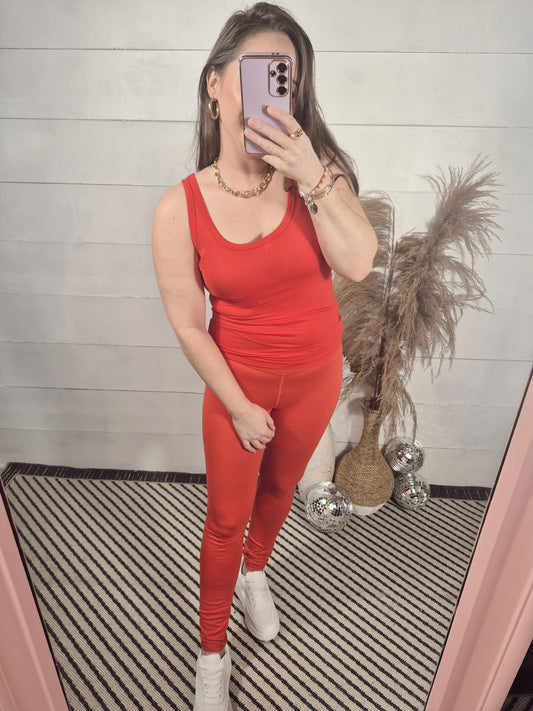 *NEW* Basic Tank - Cherry Red