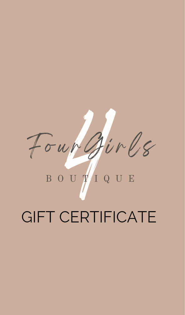 Four Girls Gift Certificate