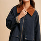 *PREORDER* Gingham Charm Barn Jacket - Midnight
