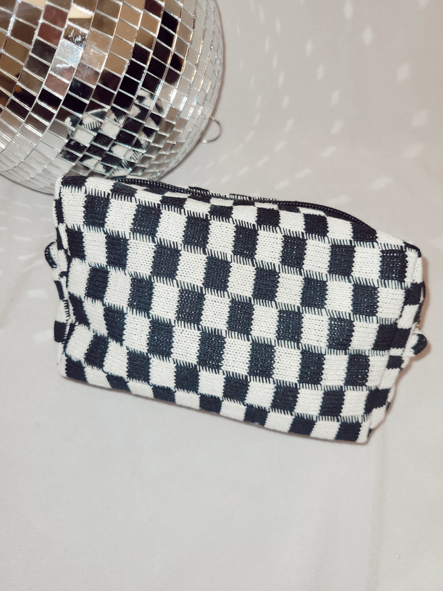 *NEW* Checkered Cosmetic Pouch