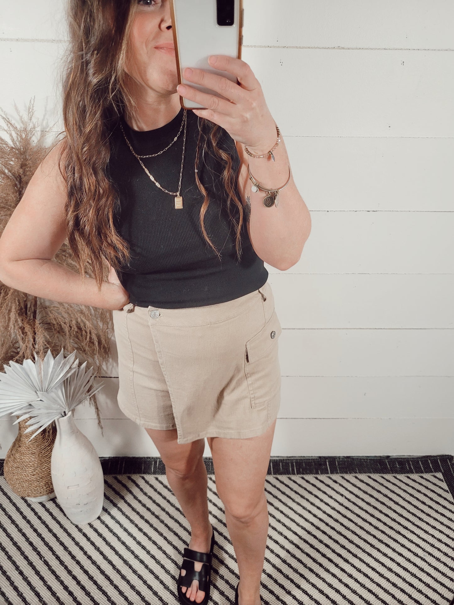 *NEW* One Fine Day Cargo Skort - Khaki