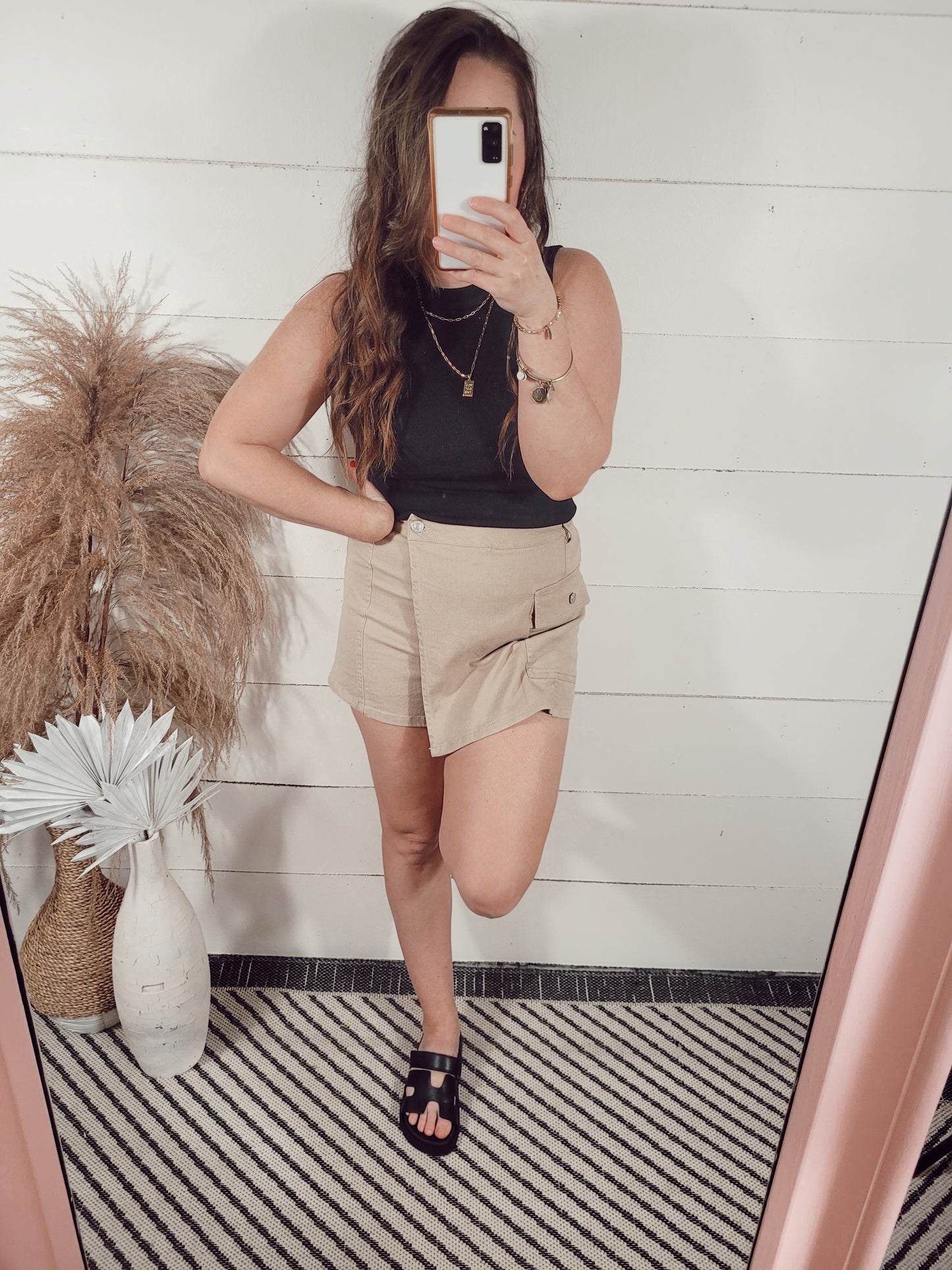 *NEW* One Fine Day Cargo Skort - Khaki