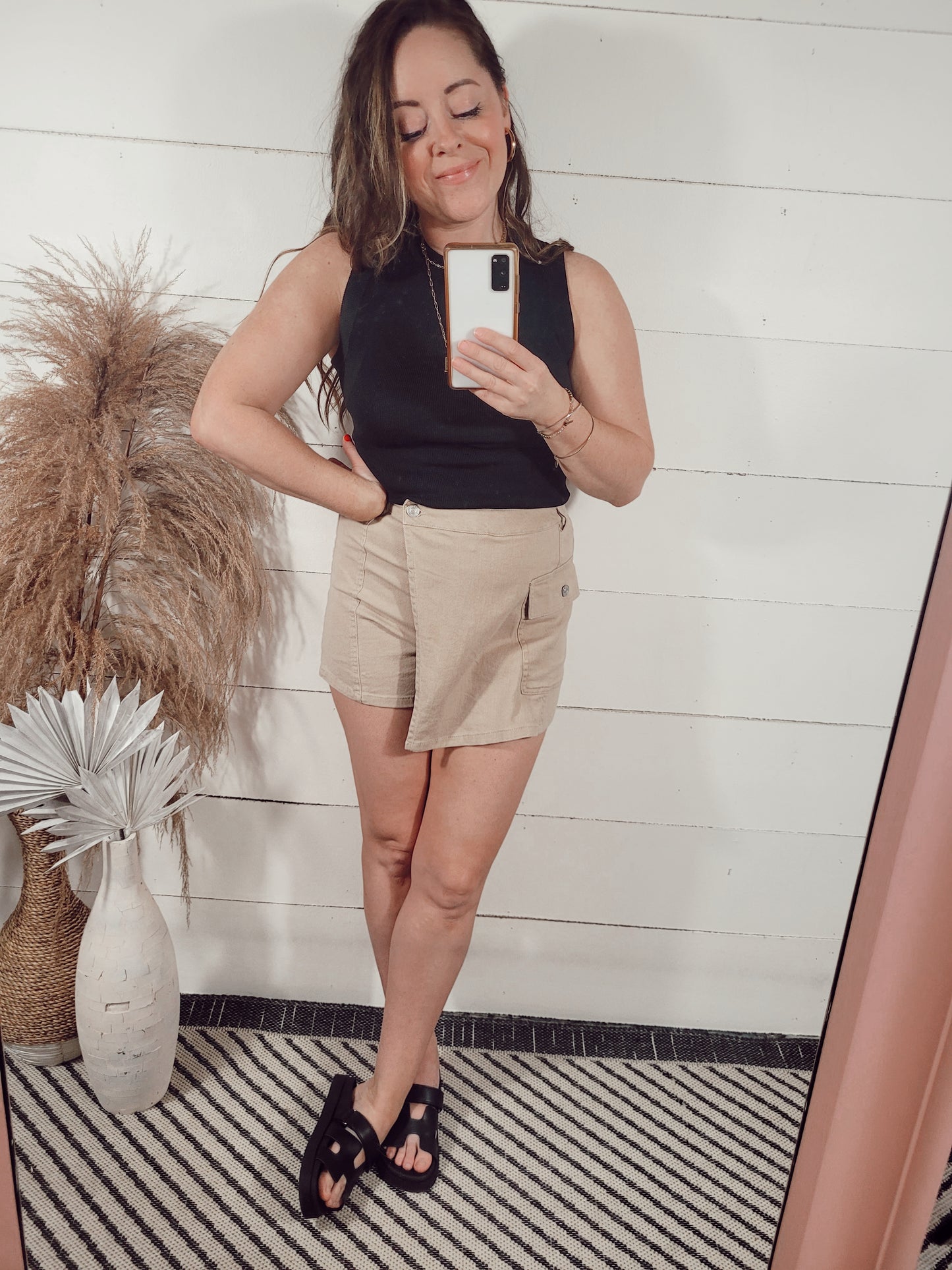 *NEW* One Fine Day Cargo Skort - Khaki