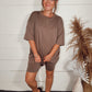 *NEW* Girl On The Go Biker Set - Mocha