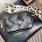 *NEW* Leopard Strap Woven Bag