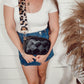 *NEW* Leopard Strap Woven Bag