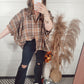 *NEW* Best Days Blouse - Brown Plaid