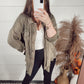 *NEW* Easy Going Waffle Shacket - Olive
