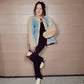 *NEW* Cooler Days Mixed Media Denim Jacket