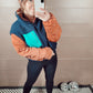 *NEW* Aspen Pullover - Navy/Orange Combo