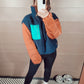 *NEW* Aspen Pullover - Navy/Orange Combo