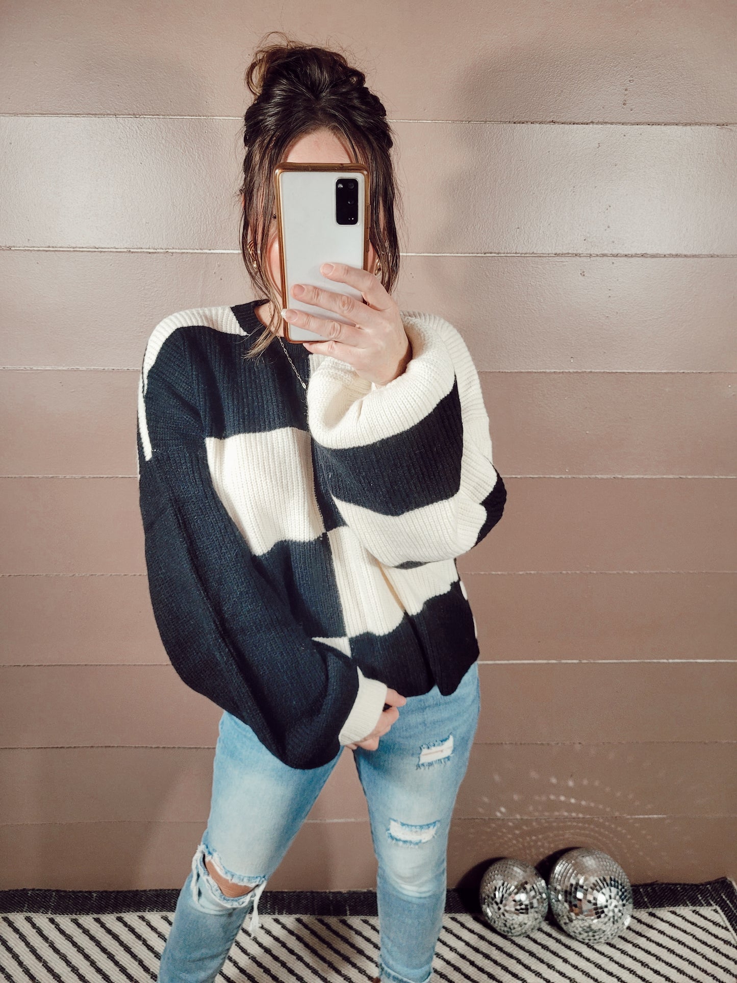 *NEW* Two Faced Knit Sweater