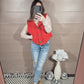 *SALE* Spark Of Love Sweater Vest - Red