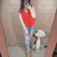 *SALE* Spark Of Love Sweater Vest - Red