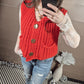 *SALE* Spark Of Love Sweater Vest - Red