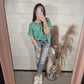 *NEW* New Girl Pocket Tee - Kelly Green