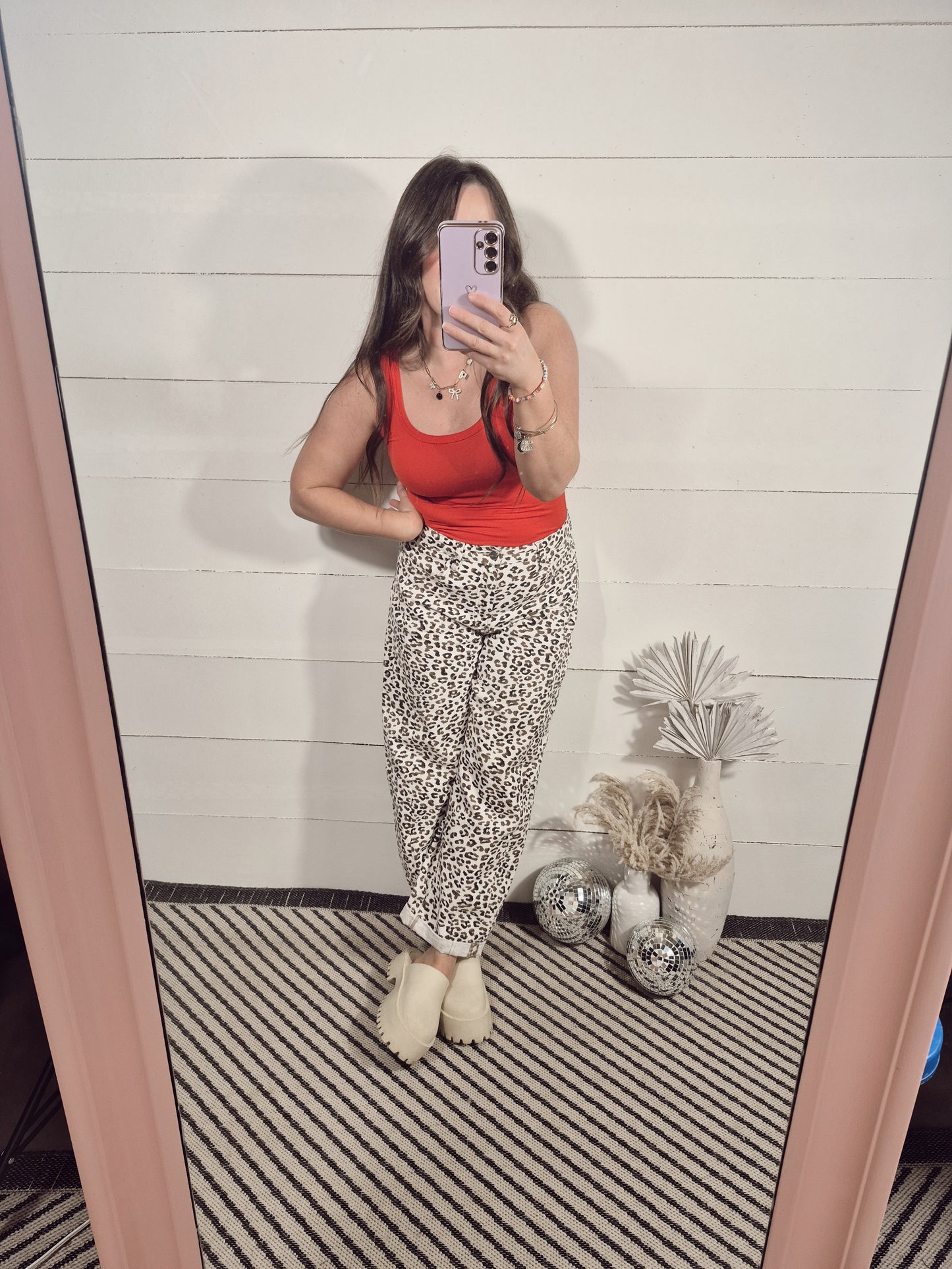 *NEW* Playful Days Leopard Barrel Jeans