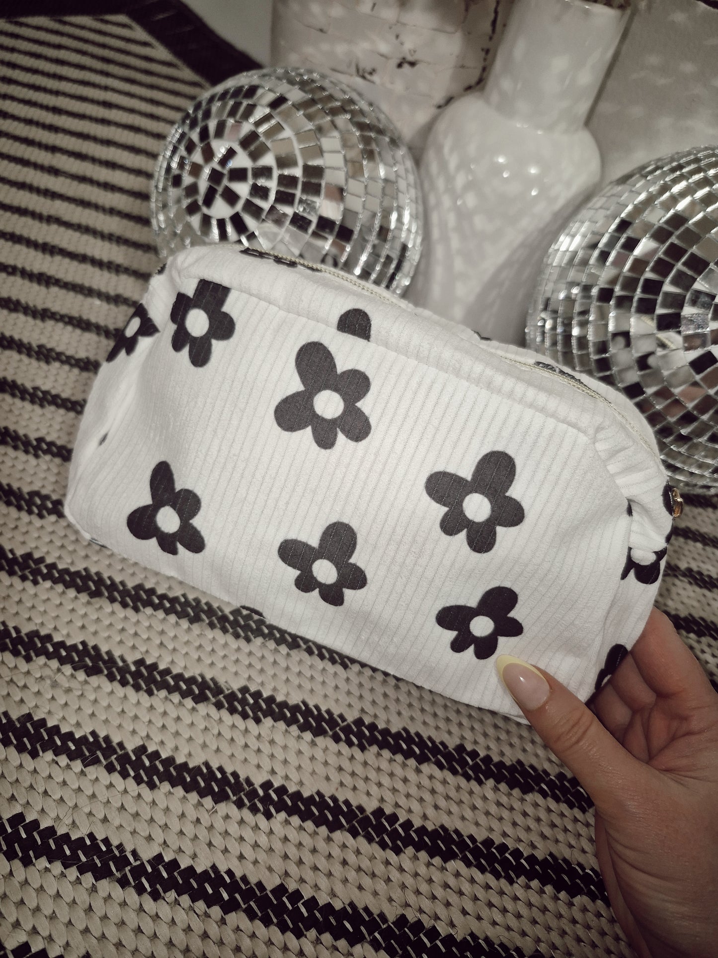 *NEW* Daisy Corduroy Cosmetic Bag