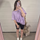 *NEW* Summer Edit Boyfriend Tee - Lavender