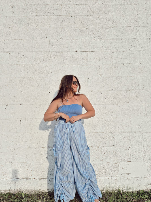 *NEW* Gracie Tube Top - Coastal Blue