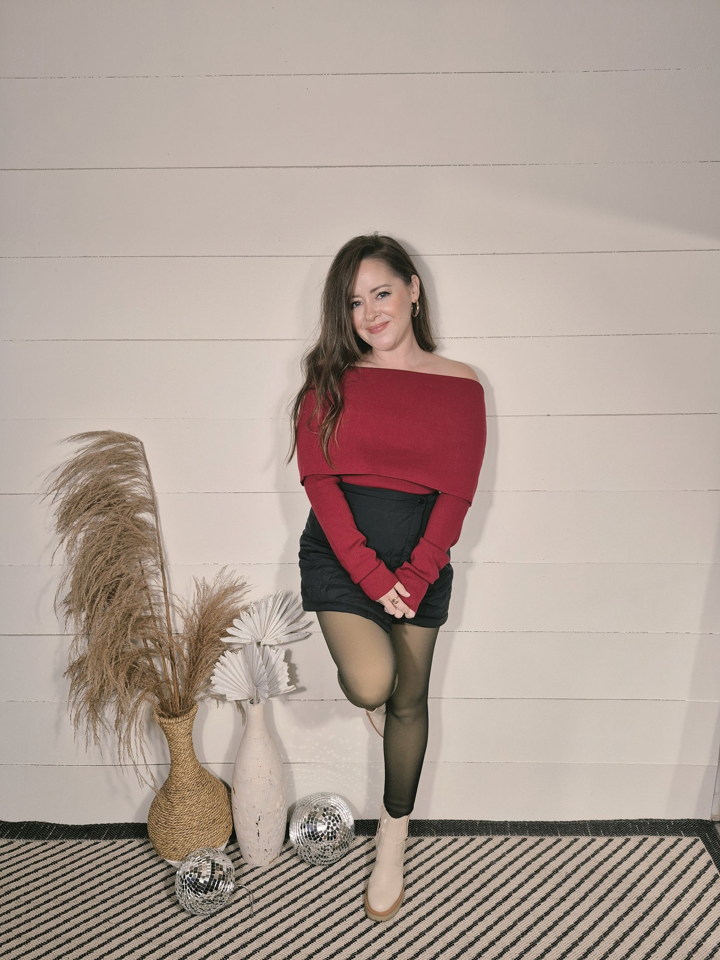 *NEW*  Taking Chances Off The Shoulder Sweater