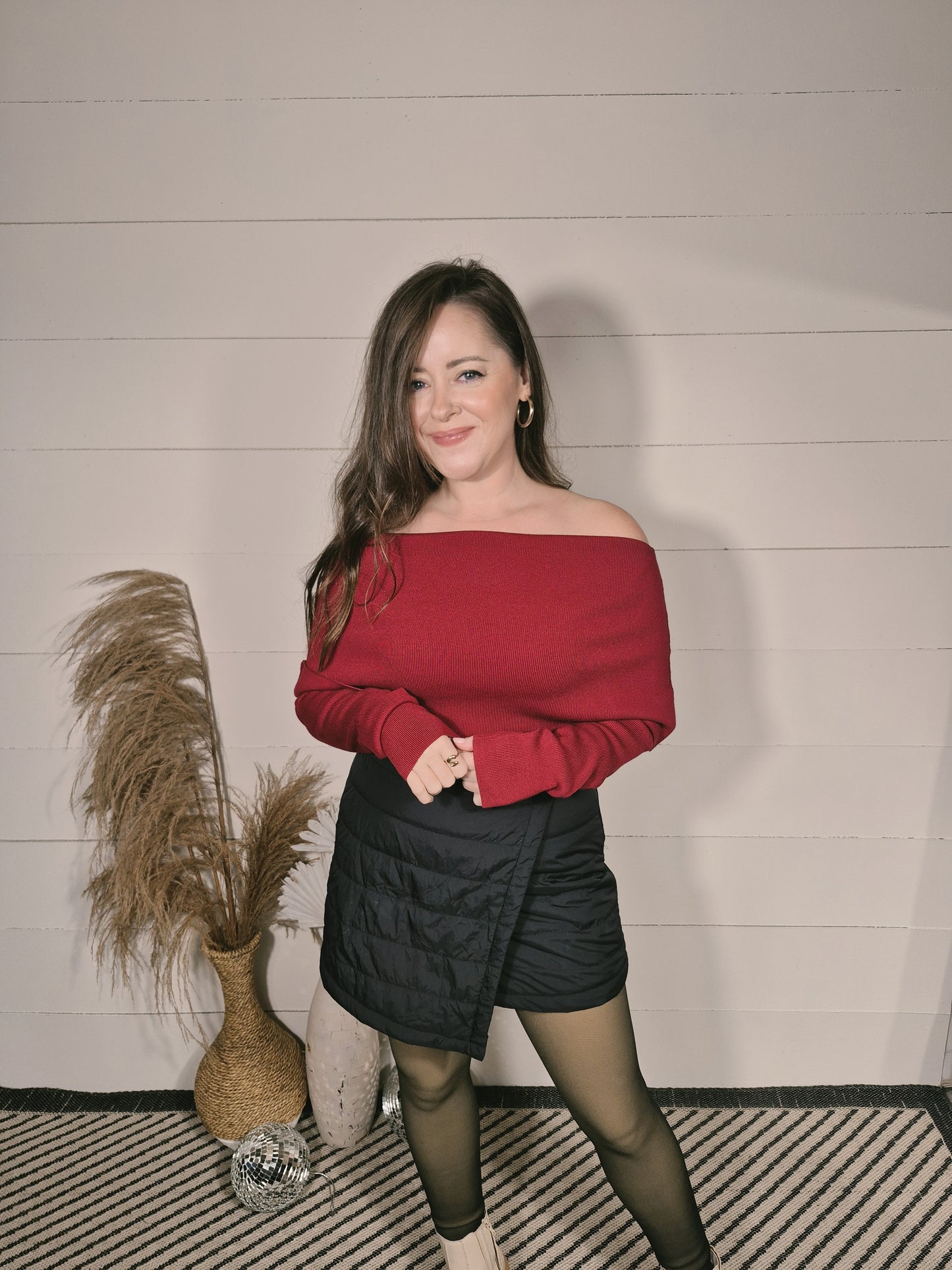 *NEW*  Taking Chances Off The Shoulder Sweater