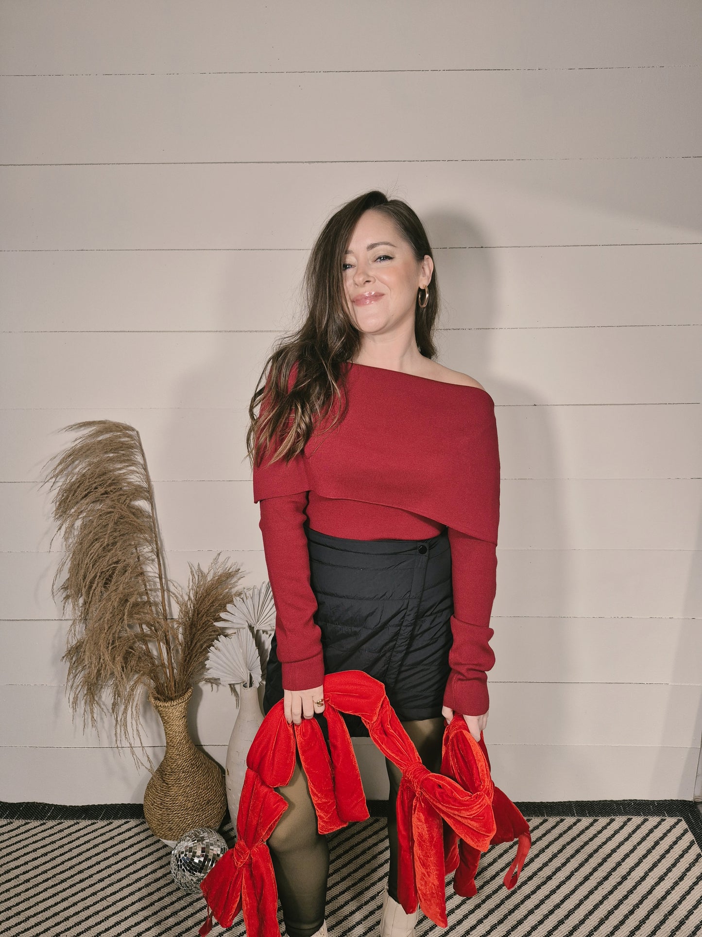 *NEW*  Taking Chances Off The Shoulder Sweater