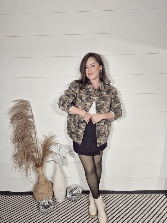 *NEW* On The Hunt Camo Denim Jacket