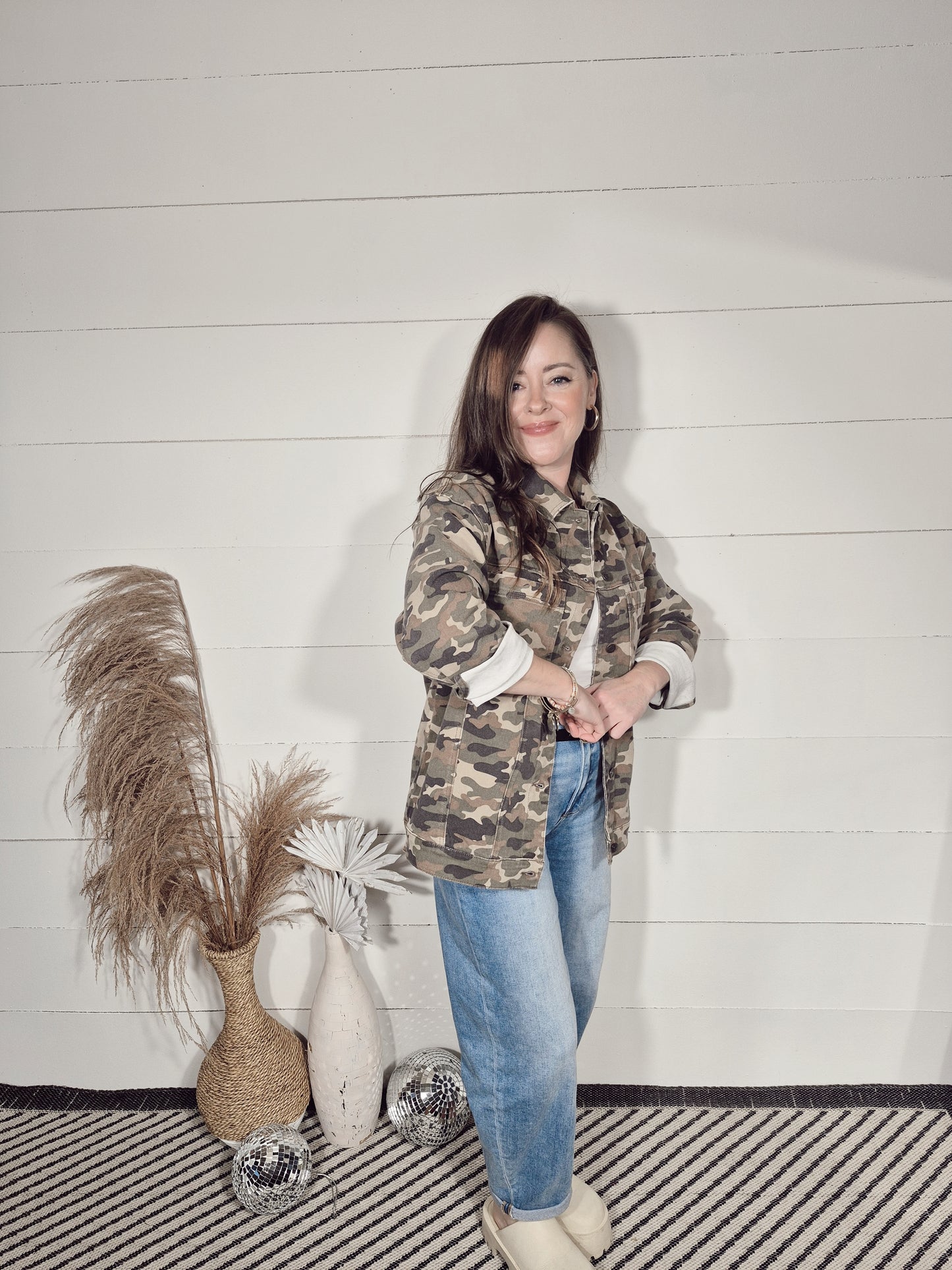 *NEW* On The Hunt Camo Denim Jacket