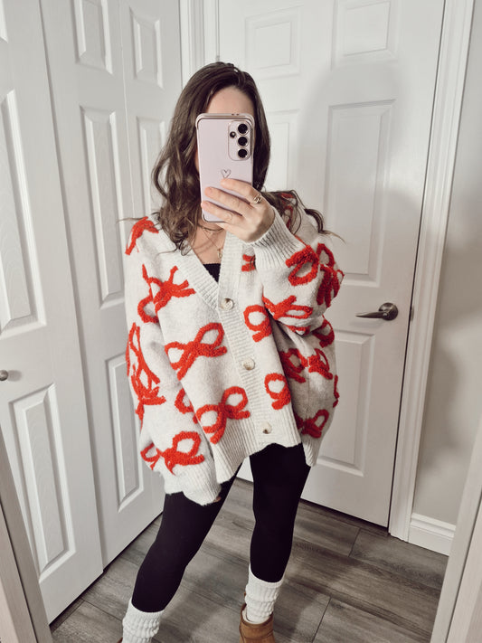 *NEW* Big Bow Cardigan