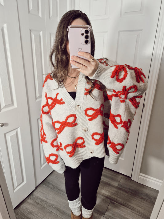 *NEW* Big Bow Cardigan