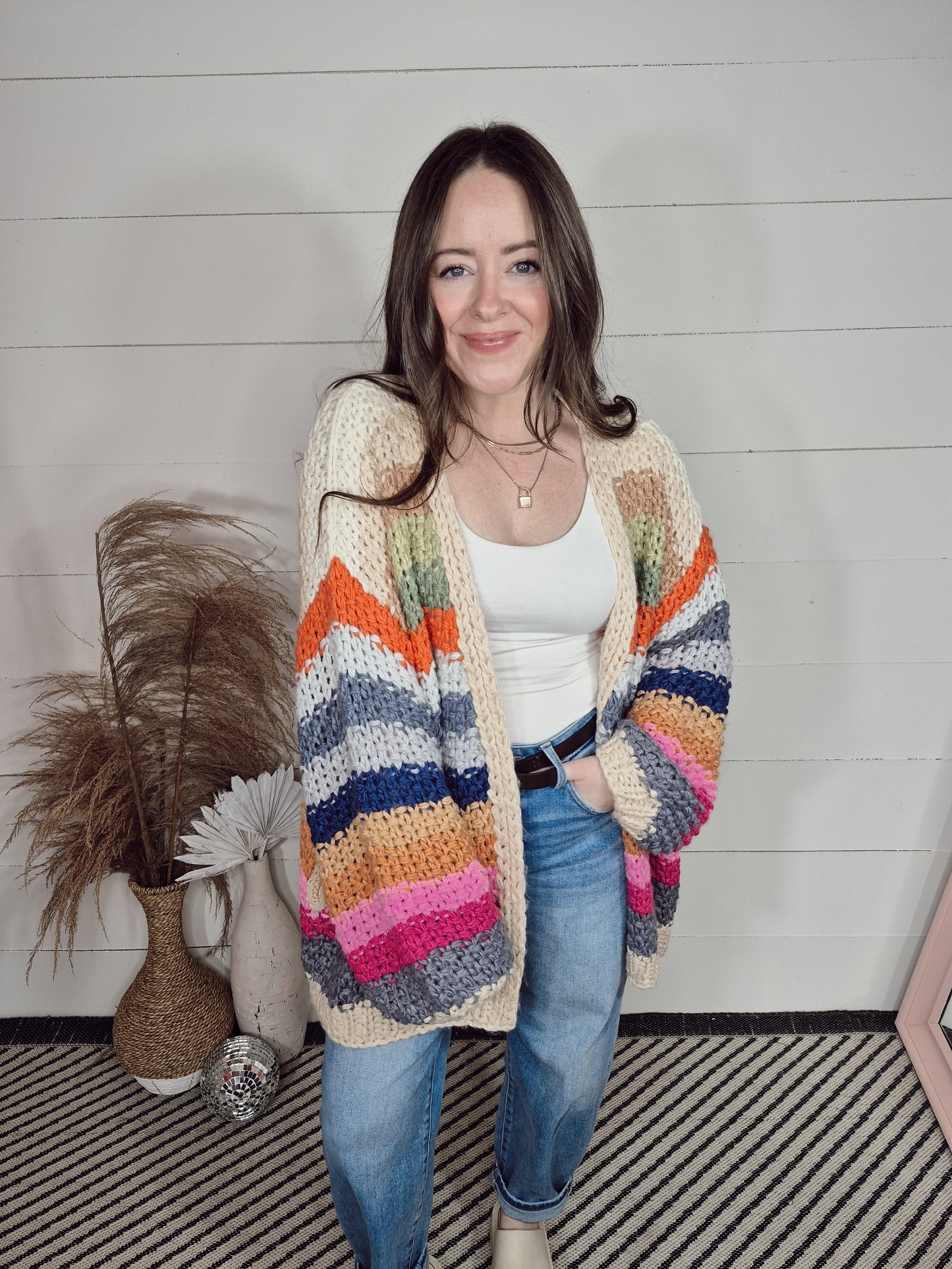 *NEW* Colors Of The Rainbow Cardi