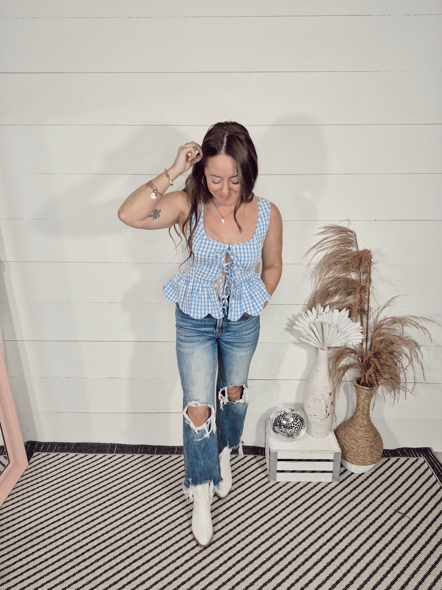 *NEW* Summer Breeze Gingham Tank