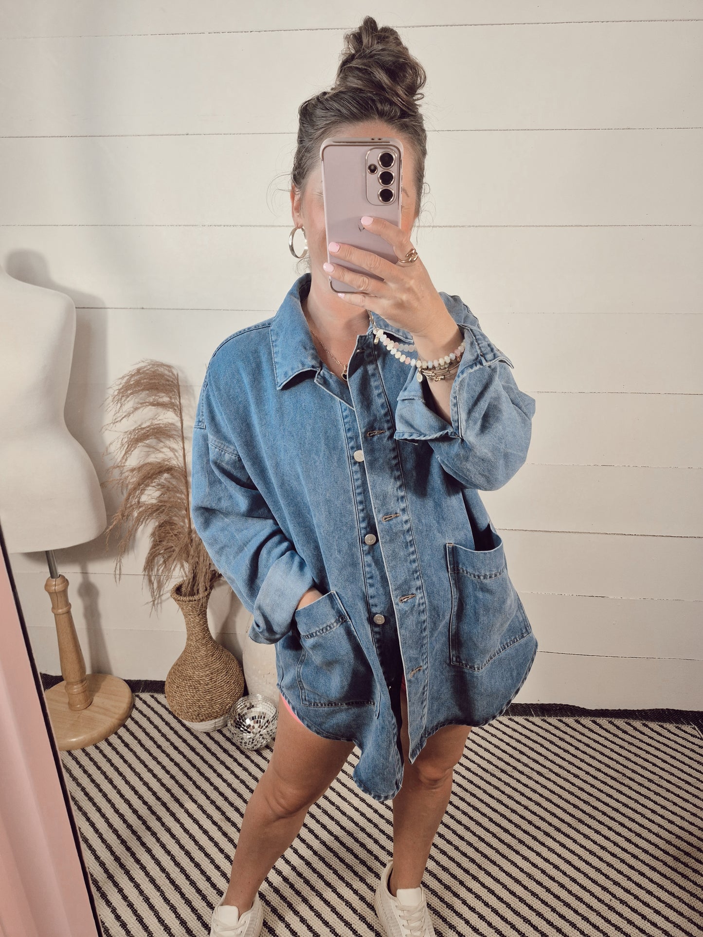 *NEW* Bailey Denim Shacket