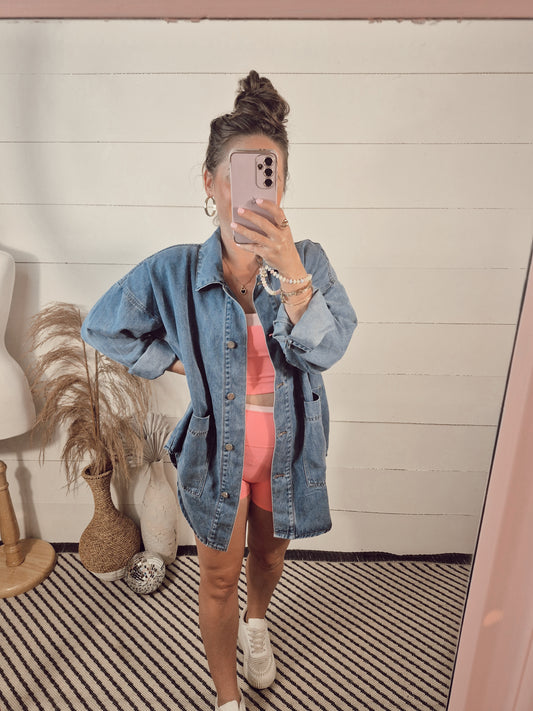*NEW* Bailey Denim Shacket