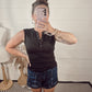 *NEW* Tucker Ribbed Henley Tank