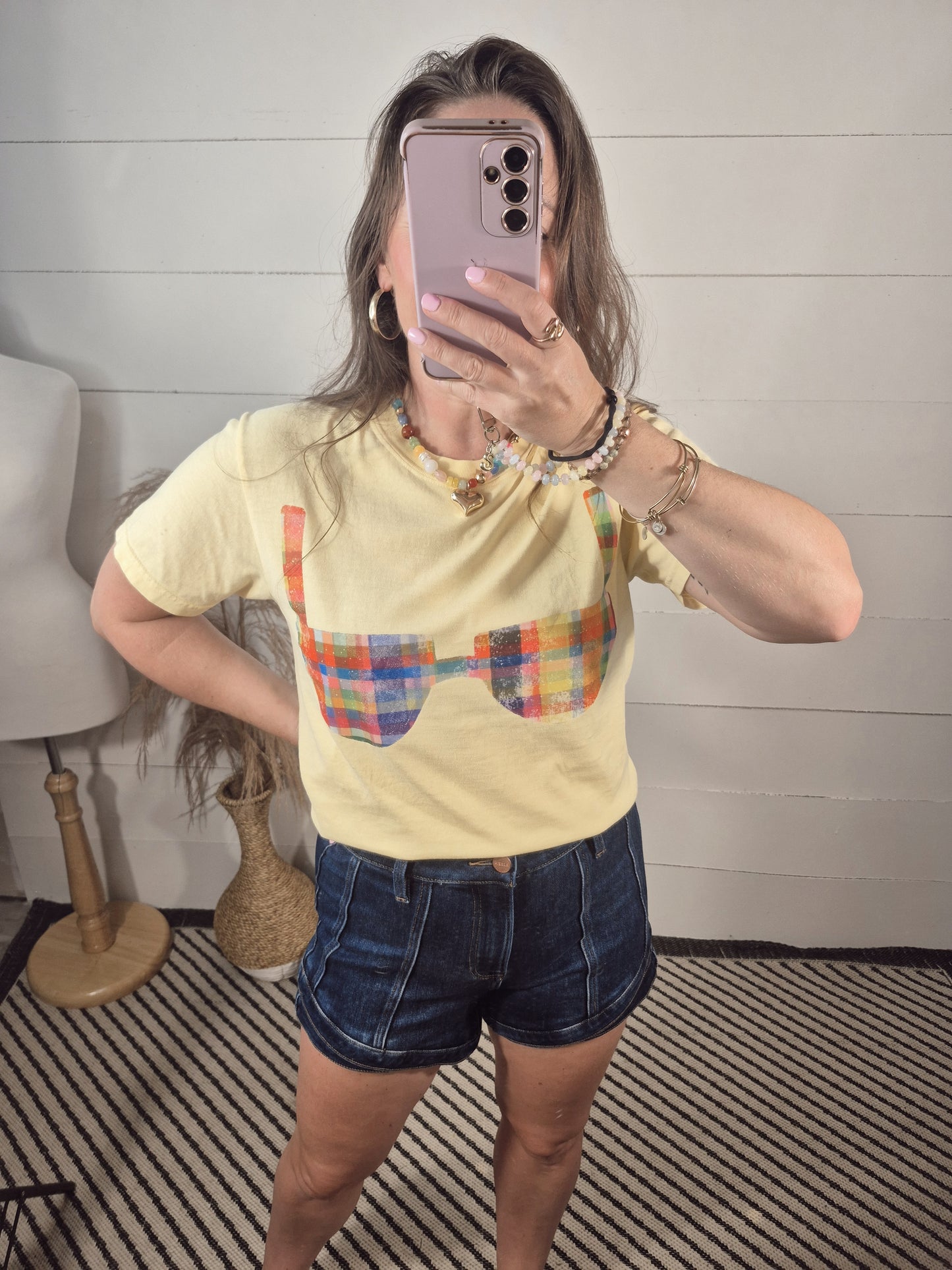 *NEW* Bikini Graphic Tee - Butter Yellow