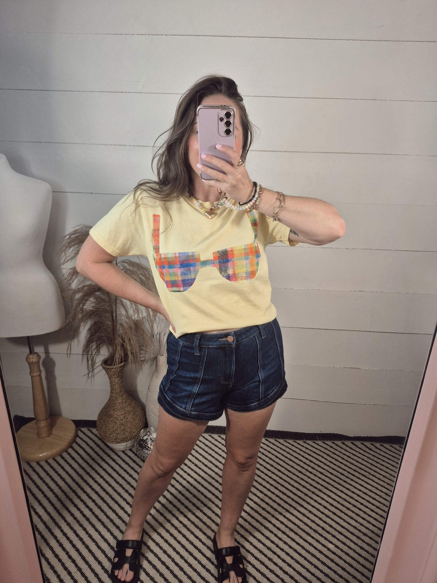 *NEW* Bikini Graphic Tee - Butter Yellow
